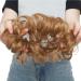 SEGO Curly Bun Hairpiece - Hair Tie Knot Extensions 30g Coffee Brown 27# | Messy Updo Accessories - Buy Online on GoSupps.com