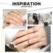 Modelones Gel Polish Nail Art Gel Liner Set - 4 Colors Classic White Black Silver Gold Glitter | French Tip Swirl Nails Design | Soak Off Thin Brush Gel Nail Art Supplies Kit | A-4 Colors Kit - Buy Online on GoSupps.com