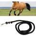 Horse Halter Pulling Rope Harness Bold Two Meter Rope with Large Horse Hook Horse Web Lunge Line Horse Training Rope Equine Lunge Line (Black) - Buy Online on GoSupps.com
