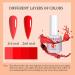 SAVILAND Glows in The Dark Gel Nail Polish Set - 12 Colors Neon Glow Nail Polish for DIY Nail Art - Valentines Day Gift - Buy Online on GoSupps.com