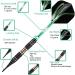 Sanfeng Soft Tip Darts Set 18g - Professional Plastic Tip Darts with Brass Barrel, Aluminum Shafts - Green - Buy Online on GoSupps.com