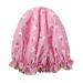 Vtrem Double Layer Waterproof Pink Flamingo Shower Cap - Reusable Bathing Hat for Women - Buy Online on GoSupps.com