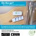 Buy Sagely On-The-Go Daily Travel Pill Organizer - Small 3 Day Pill Box - White | International Shipping Available - Buy Online on GoSupps.com