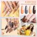 AIBRIT Gel Nail Polish 11 Pack - 8 Colors & 3 Base Coats | Glossy, Matte Top Coat | Soak-off Curing for Women - All-Season Manicure at Home - Buy Online on GoSupps.com