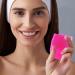 Silicone Face Scrubber Facial Scrubber Electric Facial Scrubber Shaped Facial Scrubber Rechargeable Washing Brush for Deep Skin Cleansing Brush Red - Buy Online on GoSupps.com