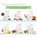 Waterdrop Starter Set Glass - 1L Glass Bottle + 18 Sugar-Free Microdrinks | 6 Fruity Varieties | Perfect for Refreshing Beverages - Buy Online on GoSupps.com