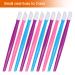 Adecco LLC 10pcs Rubber Nail Cuticle Pusher | Plastic Handle Nail Art Tool | Acrylic Cuticle Pusher Cleaner - Random Color - Buy Online on GoSupps.com