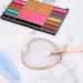 Resin Nail Art Palette - Pink Heart Shape Mixing Plate with Golden Edge Holder for Nail Polish - Cosmetic Mixing Tools - Buy Online on GoSupps.com