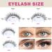 Reusable Self-Adhesive False Eyelashes - 4 Pairs | No Glue Needed | Natural Look in 3 Secs | Waterproof & Lasting | Gift for Women - Buy Online on GoSupps.com