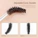 Buy 6 Pack 3 Head Eyebrow & Eyelash Shaper Comb | Makeup Grooming Tool with 3 Spoolie Brushes for Perfect Lashes & Brows - International Shipping Available - Buy Online on GoSupps.com