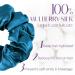 Osilk 3 Set Silk Hair Ties | 100% Silk Scrunchies & Elastic Hair Bands - Punch Blue Hair Jewelry - Buy Online on GoSupps.com