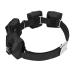 MOPHOEXII Scuba Weight Belt with Detachable 4 Pockets, Quick-Release Buckle Diving Pocket Weight Starp + 5 Pieces Weight Keepers, Adjustable Snorkeling Webbing Weight Pouch Belt fit for Waist 32" to 52"