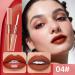 Rechoo 2in1 Lipstick Set - 6Pcs Double Brush Matte & Glossy Liquid Lipstick for Women | Waterproof Long-Lasting Nude & Rosa Red Lip Ink - A-Set A - Buy Online on GoSupps.com