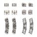 Yebeauty Dreadlocks Accessories Hair Jewelry Metal Dreadlocks Beads DIY Hair Braid Rings Dreadlocks Jewelry for Hair Decor Pack of 12 12 Piece Set