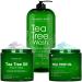 MAJESTIC PURE Tea Tree Body Wash Tea Tree Foot Cream & Tree Tea Face Cream Bundle