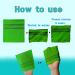 NOPIGO Korean Exfoliating Body Scrubber Set - 4pcs Green and Red | Asian Bath Washcloth for Dead Skin | Exfoliating Sponge, Mitt Glove - Buy Online on GoSupps.com