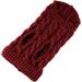 Royal Collar Knitting Sweater for Pets - Winter Warmer Thick Crochet Coat for Small to Large Dogs & Cats (S Red) - Buy Online on GoSupps.com
