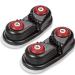 GANGUOLA Cam Cleats, Rope Cleats, Ball Bearing Fast Entry Cam Cleats for Line Sizes Upto 5/8 Inch, Aluminum, Sailing Sailboat Kayak Canoe Dinghy Accessories(2 PCS)