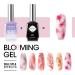 Gellen Blooming Gel Nail Polish - Clear Blooming Gel Nail Art Gel Kit Soak off UV/LED Blooming Gel Polish for Spreading Effect Nail Blooming Gel for Marble Flower Watercolor Nails Manicure Set 18ml - Buy Online on GoSupps.com