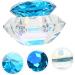 Beatifufu 1pc Nail Art Crystal Cup Acrylic Powder Holder Nail Dappen Dish Clear Dappen Dishes Cup Acrylic Liquid Dish with Lid Containers with Lids Manicure Alien Crystal Art Glass 7.5x6cm Blue - Buy Online on GoSupps.com