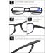 Vevesmundo Foldable Reading Glasses for Men & Women - Compact Diopter Options +1.0 to +4.0 Black Blue Light Filter Ideal for Travel - Buy Online on GoSupps.com