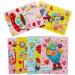 SHUSAY 6 Pcs Card Making Kits for Kids Greeting Card Making Kit Thank You Card Kit DIY Handmade Card Making Supplies for Kids Multicolor