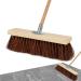 Garden Brooms Sweeping Brush Outdoor Broom Heavy Duty Garden Brooms Stiff Hard Sweeping Brush with Handle Garden Patio Stiff Hard Brush Medium - Buy Online on GoSupps.com