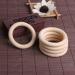 Maxtonser 5pcs 70mm Baby Wooden Teething Rings - Natural DIY Jewelry Crafts Necklace & Bracelet - Buy Online on GoSupps.com