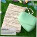 Baluue 8 Pcs Cotton Linen Soap Bag Bar Soap Pouch Soap Net Soap Exfoliating Pouch Bar Soap Bag Khaki 14x9.5cmx2pcs Khakix2pcs - Buy Online on GoSupps.com