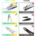 Keiby Citom Manicure Set 18pcs Professional Nail Clippers Kit Pedicure Care Tools-Stainless Steel Grooming Tools With Rose Gold PU Leather Case for Travel & Home (Color) - Buy Online on GoSupps.com