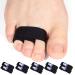 Sumiwish toe Straighten bandages 10-pack toe wraps toe splints for overlapping toes broken-croooked-claw-overlapping-bent tapes brace cushioned for men and women