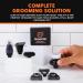 BaldiePro 7-Piece Grooming Kit for Men - Clippers Nose Trimmers & Exfoliator Brush | Ideal for Beginners - Ultimate Haircut Experience - Buy Online on GoSupps.com