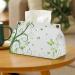 Tissue Box Cover Tissue Box Holder Green Floral Swirl Print Tissue Holder Travel Tissue Packs Facial Paper Holder Decorative Holder - Buy Online on GoSupps.com
