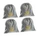 Healeved 4pcs Drawstring Pouch Hair Dryer Drawstring Bags Portable Drawstring Bag