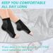 Neuropathy Socks | Plantar Fasciitis Ankle Support | Compression Aid for Men and Women | Breathable Sprained Ankle Brace | 5 Pairs (L/XL Black) - Buy Online on GoSupps.com