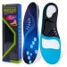 Plantar Fasciitis Arch Support Insoles Shoe Inserts Women & Men  Flat Feet Orthotic Insoles High Arch for Arch Pain Relief Work Boot Shoe Insole Orthotic Insoles Shock Absorbing Insoles (220+lbs) Black+blue S: Men s 7-8....