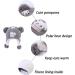 LANGZHEN Toddler Winter Hat Earflap Knit Cap for Baby Boys Girls 6-12 Months - Polar Bear Grey - Buy Online on GoSupps.com