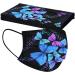50 Pack Cute Butterfly Printed Disposable Face Masks for Adults - Full Face Cover Protection (Butterfly Theme/02) - Buy Online on GoSupps.com