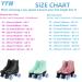 YYW Double Roller Skates - Purple Glossy Flash | High-top PU Leather Skates for Women Men with Light up Wheels | Adjustable Sizes for Adult Girls Beginners - Buy Online on GoSupps.com
