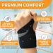 BracEasy Carpal Tunnel Wrist Brace for Night Support - Left & Right Hand Wrist Support for Wrist Pain - Black Single Hand Brace - Buy Online on GoSupps.com