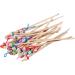 Dewedrt Bamboo Japanese Doll Ear Wax Pick Spoons Earwax Remover 20pcs - Buy Online on GoSupps.com