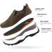 NORTIV 8 Men's Slip On Loafer Walking Shoes - Size 11, Khaki - Buy Online on GoSupps.com