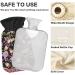 NAANLE Ethno Paisley Flowers Hot Water Bottle - 2L Transparent Bottle for Pain Relief & Heat Therapy - Ideal for Back Hand & Feet - Buy Online on GoSupps.com