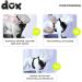 DDOXX Reflecting Airmesh Step-in Dog Harness - Adjustable for All Sizes (M Yellow: Neck 26-36 cm Breast 36-50 cm) - International Shipping Available - Buy Online on GoSupps.com