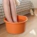 Colcolo Foot Bath & Spa Pool - Durable Foot Soak Bucket with Handles for Home Pedicure - 27.9 x 19.1 cm Orange - Buy Online on GoSupps.com