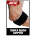 ACE Brand Adjustable Black Tennis Elbow Support - 1 Pack - Buy Online on GoSupps.com