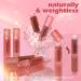 Kimuse Lip Tint Stain - Moisturizing Water Gel Tint Trio in 3 Colors | High Pigment Long-Lasting Cruelty-Free Lipstick - Buy Online on GoSupps.com