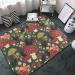 Flannel Carpet Bright Mushrooms Art Picture 60 x 39 in Non-Slip Durable Suitable for Living Room and Office Bedroom - Buy Online on GoSupps.com