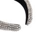 HZEYN Silver Rhinestone Padded Headband - Sparkly Bejewelled Hair Accessory for Women - Buy Online on GoSupps.com