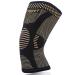 JIUFENTIAN Copper Knee Support for women and men-Compression knee brace for arthritis knee Pain Relief Running Ligament Injury Recovery Meniscus Pain Walking sports(L) L Tan